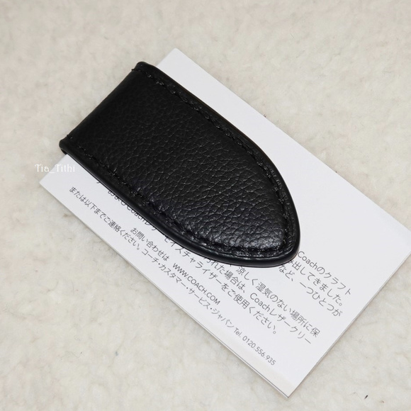 Coach Leather Money Clip - Picture 2 of 2
